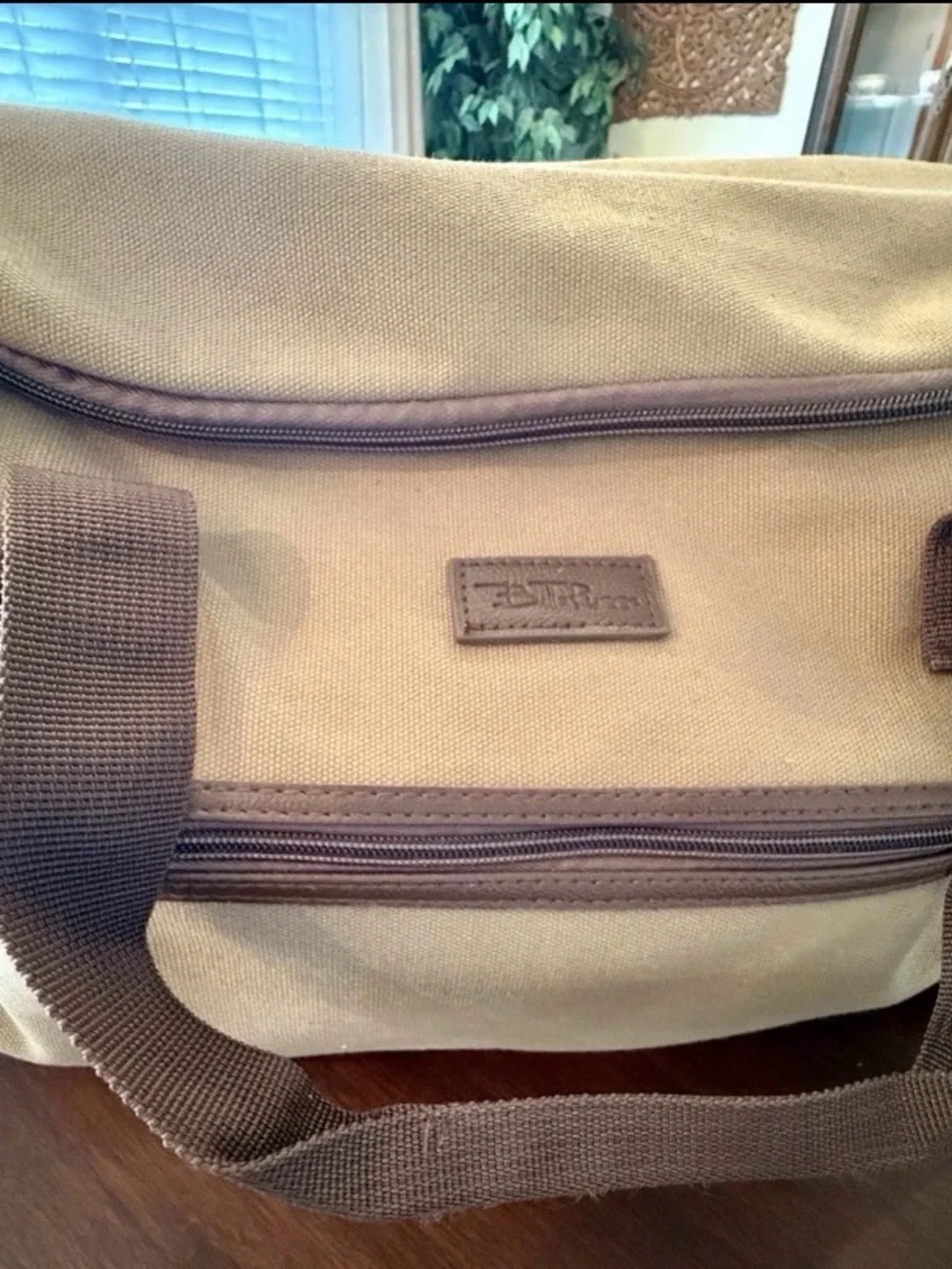 NWOT Bella Russo Canvas Large Duffel & Rolling Carryon Luggage Set
